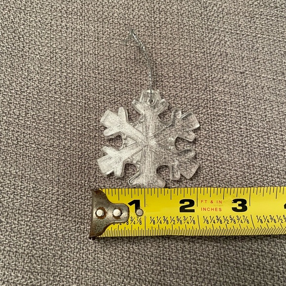 Set of 2 Snowflake Ornaments - Picture 6 of 7